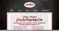 Desktop Screenshot of frischback.de