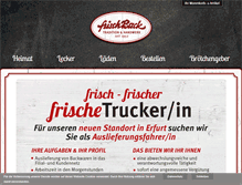 Tablet Screenshot of frischback.de